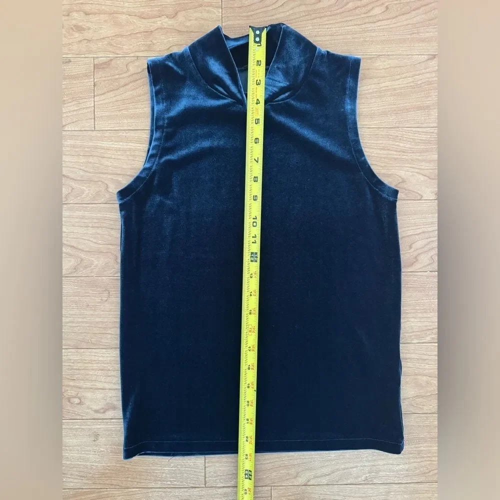 J Crew Velvet Sleeveless Top